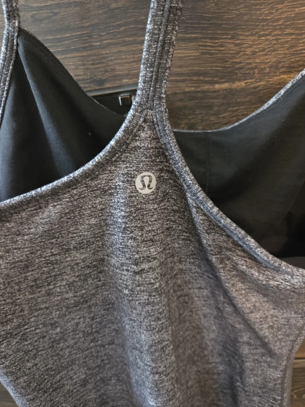 lululemon athletica Heather Gray Strappy Camisole